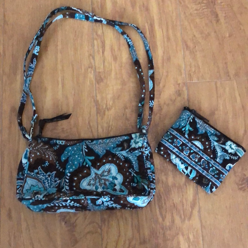 Vera Bradley Purse and Coin Purse in Java Blue